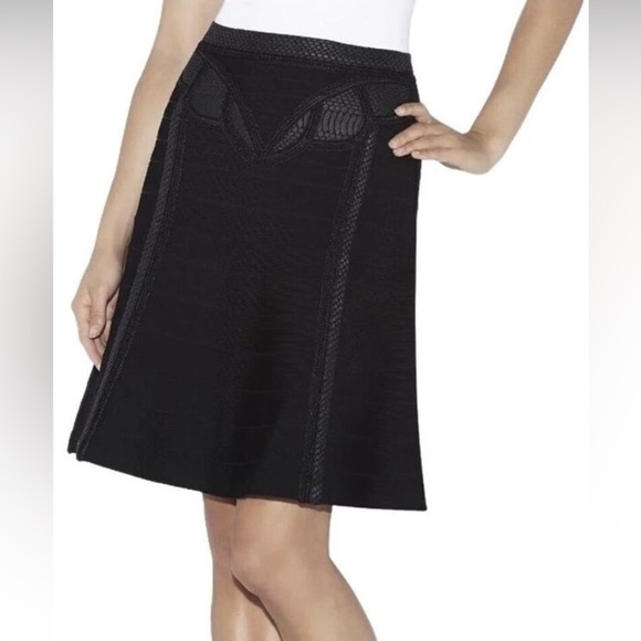 Herve Leger Dresses & Skirts - Herve Leger Sanja A-Line Bandage Skirt Black